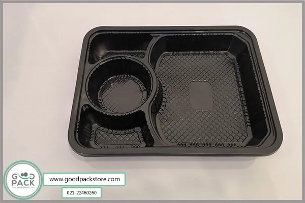 خرید ظرف یکبار مصرف خورشتی چند خانه